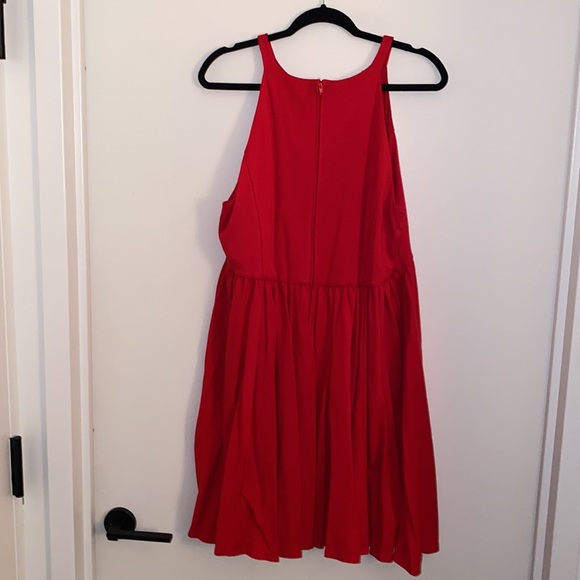 Torrid Red Swing Sleeve Less Midi Dress - Picture 3 of 5